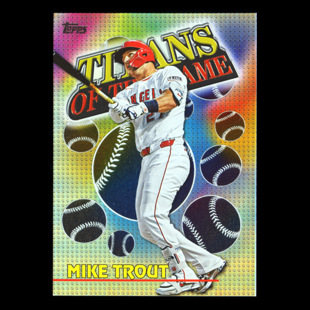Mike Trout 2026 Topps Titans Of The Game Angels