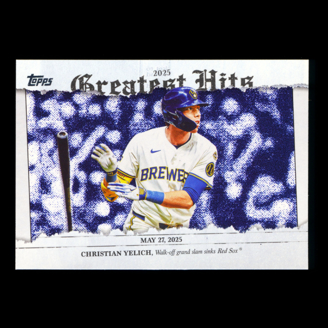 Christian Yelich 2026 Topps Greatest Hits Brewers