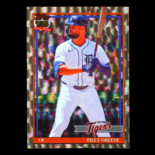 Riley Greene 2026 Topps '91 Topps Crackle Foil Tigers