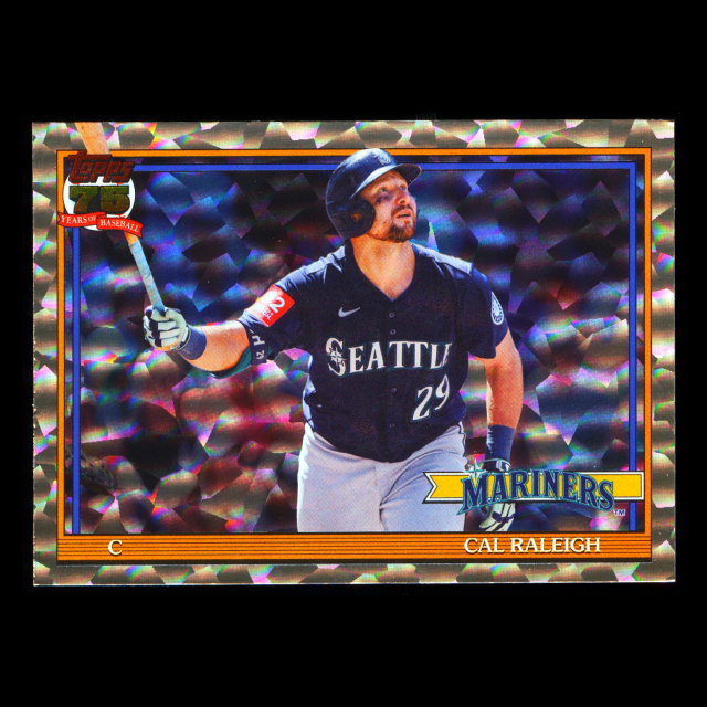 Cal Raleigh 2026 Topps '91 Topps Crackle Foil Mariners