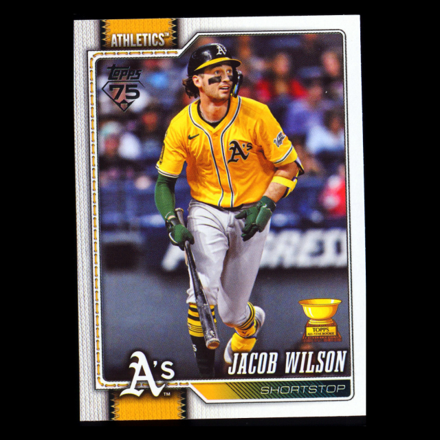 Jacob Wilson 2026 Topps All-Star Rookie Athletics