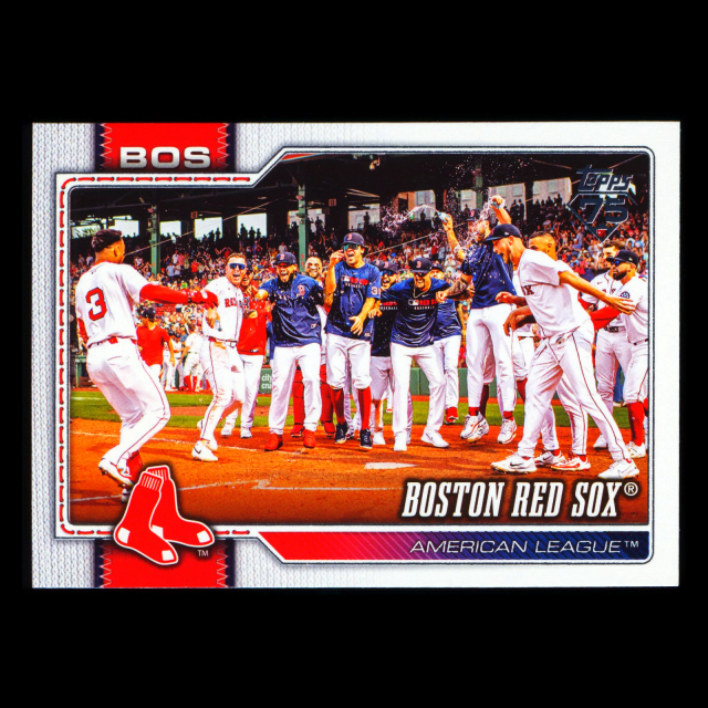 Boston Red Sox 2026 Topps Team Card Red Sox