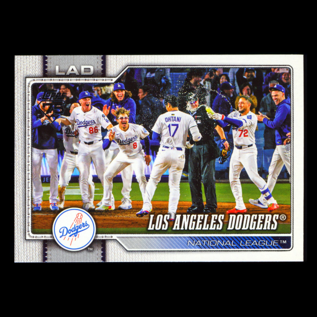 Los Angeles Dodgers 2026 Topps Team Card Dodgers