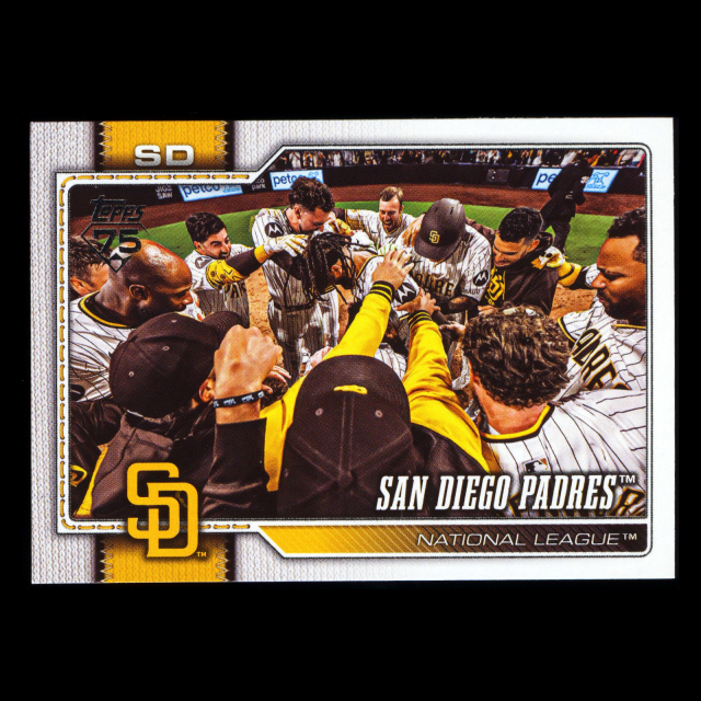 San Diego Padres 2026 Topps Team Card Padres