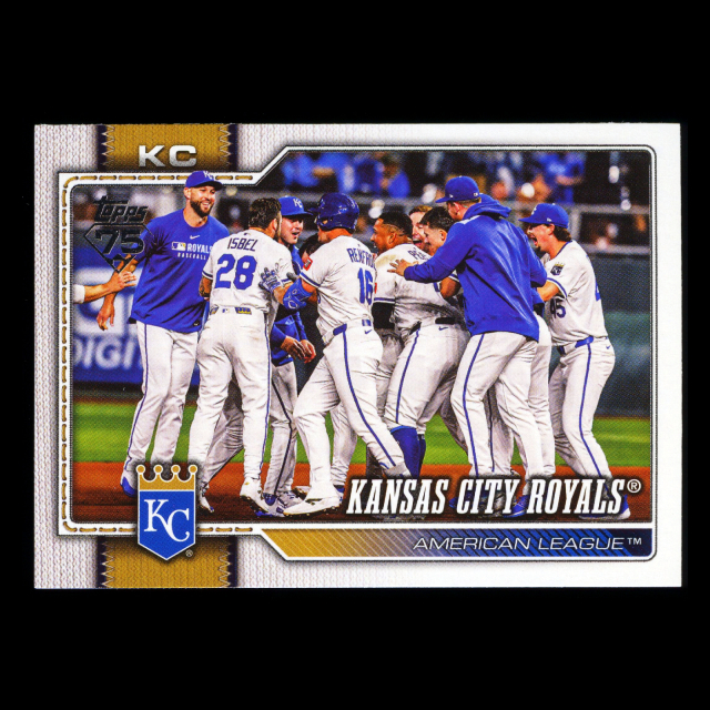 Kansas City Royals 2026 Topps Team Card Royals