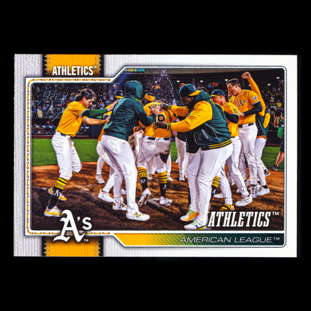 Athletics 2026 Topps Team Card Athletics