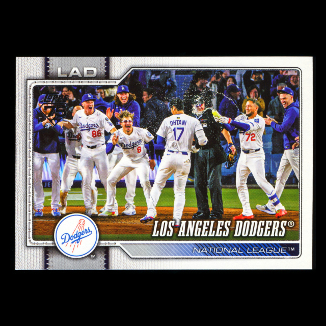 Los Angeles Dodgers 2026 Topps Team Card Dodgers
