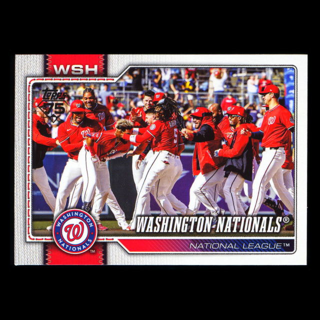 Washington Nationals 2026 Topps Team Card Nationals