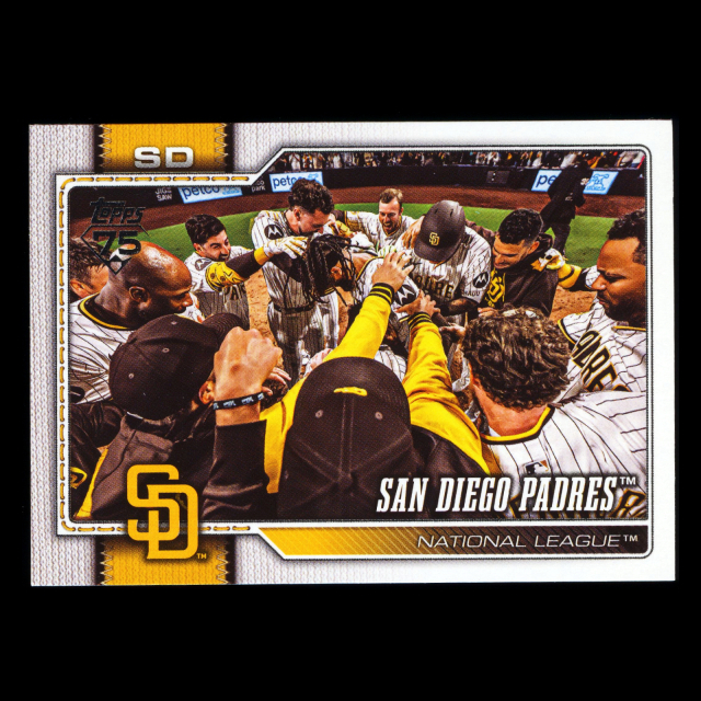 San Diego Padres 2026 Topps Team Card Padres