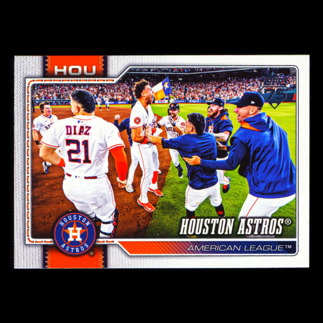 Houston Astros 2026 Topps Team Card Astros