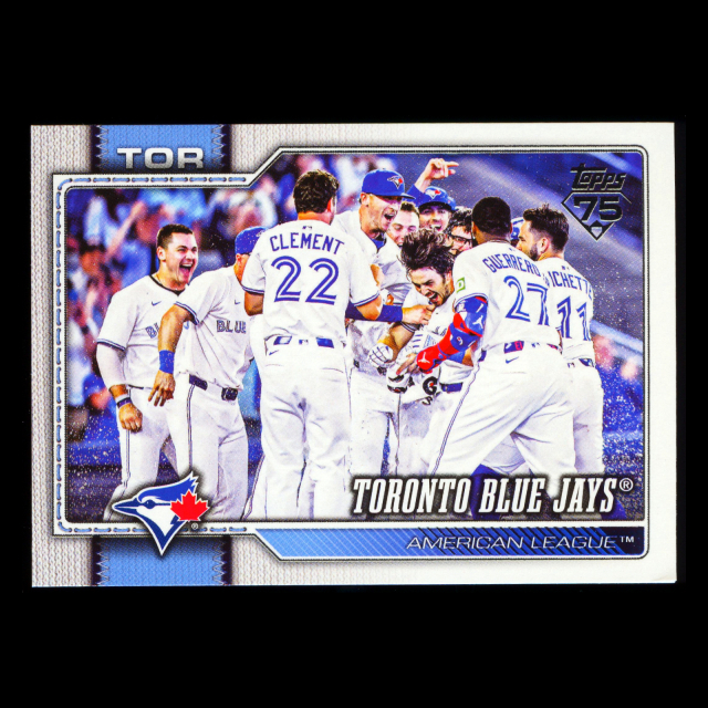 Toronto Blue Jays 2026 Topps Team Card Blue Jays