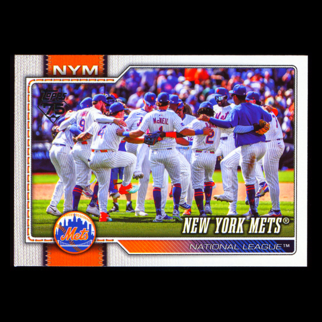 New York Mets 2026 Topps Team Card Mets