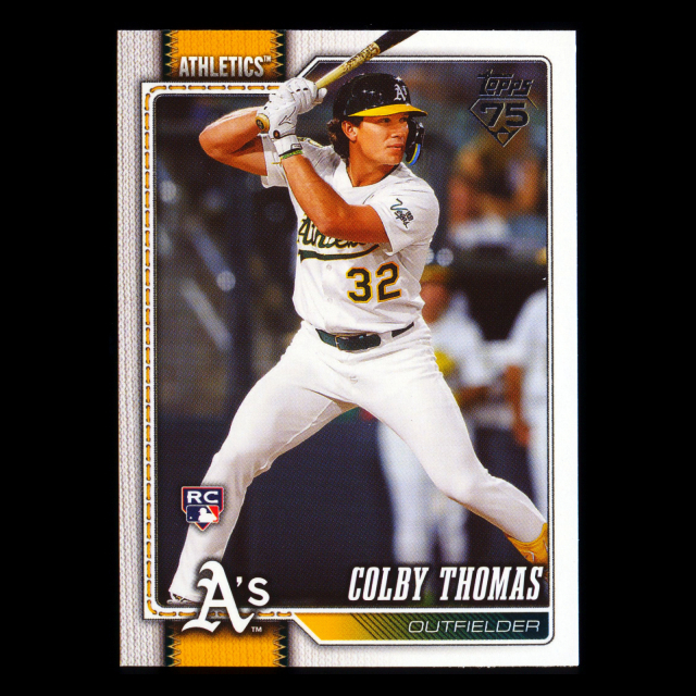 Colby Thomas RC 2026 Topps Rookie Athletics