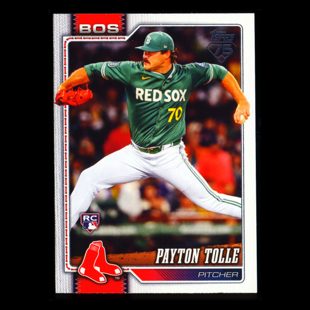 Payton Tolle RC 2026 Topps Rookie Red Sox