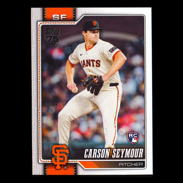 Carson Seymour RC 2026 Topps Rookie Giants
