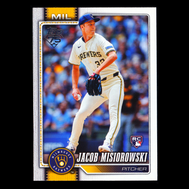 Jacob Misiorowski RC 2026 Topps Rookie Brewers