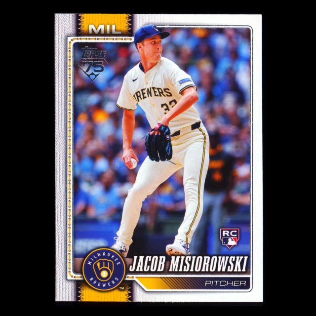 Jacob Misiorowski RC 2026 Topps Rookie Brewers