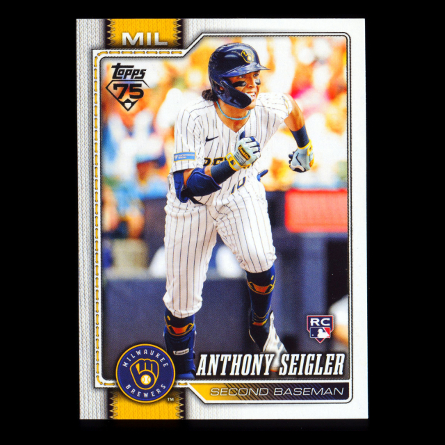 Anthony Seigler RC 2026 Topps Rookie Brewers
