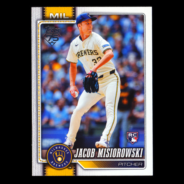 Jacob Misiorowski RC 2026 Topps Rookie Brewers