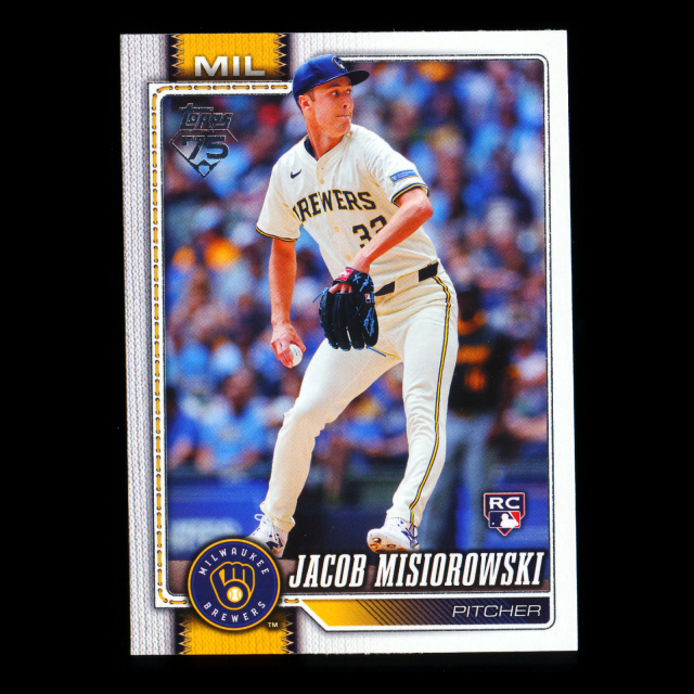 Jacob Misiorowski RC 2026 Topps Rookie Brewers