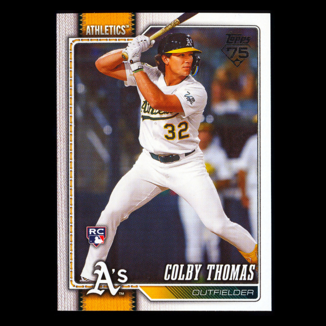 Colby Thomas RC 2026 Topps Rookie Athletics