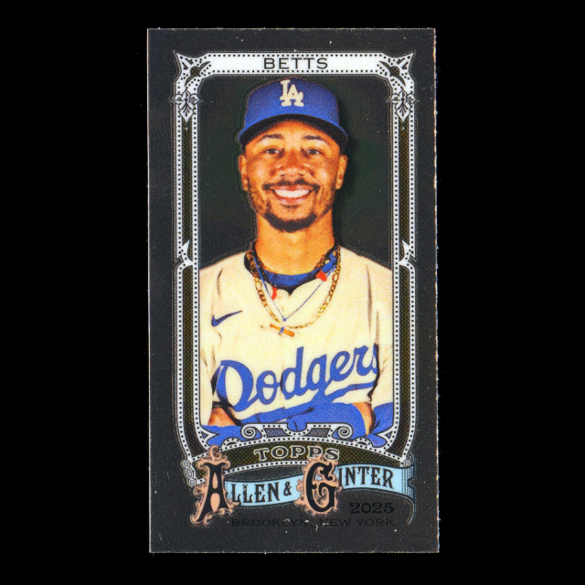 Mookie Betts 2025 Allen & Ginter Chrome Dodgers