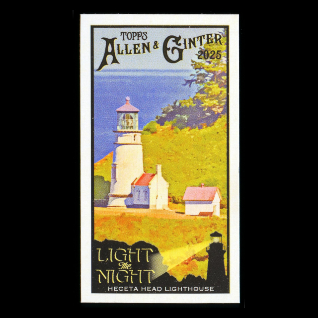 Heceta Head Lighthouse 2025 Topps Allen & Ginter Mini Light the Night