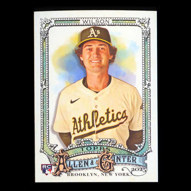 Jacob Wilson RC 2025 Allen & Ginter Rookie Athletics