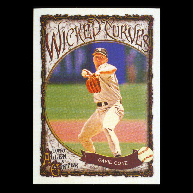 David Cone 2025 Topps Allen and Ginter Wicked Curves Yankees