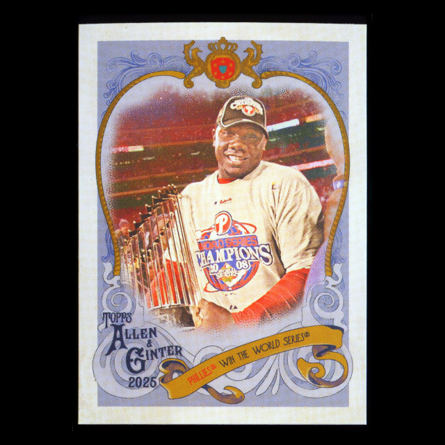 Ryan Howard 2025 Topps Allen and Ginter Sweet Victory Phillies