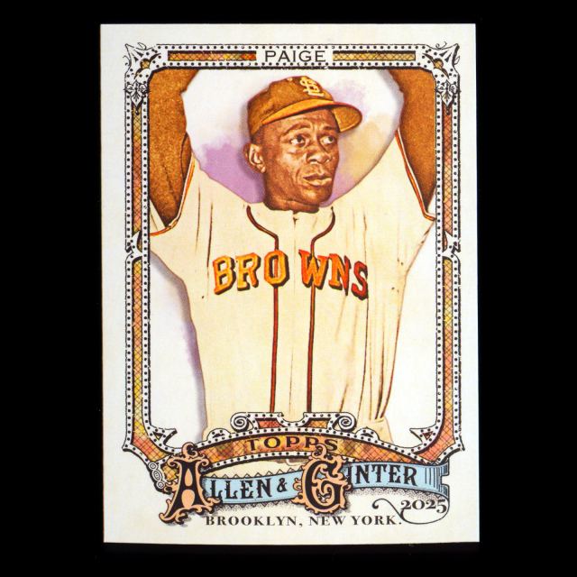 Satchel Paige 2025 Allen & Ginter Browns
