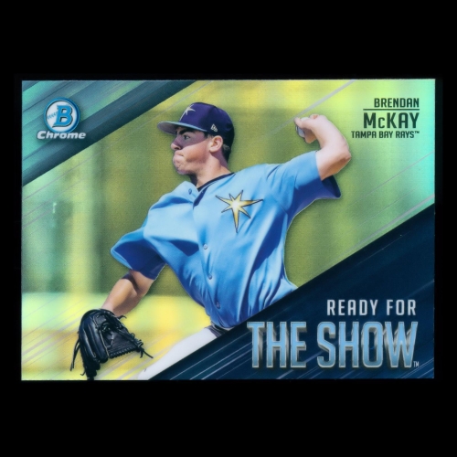 Brendan McKay 2019 Bowman Chrome Read for the Show Rays