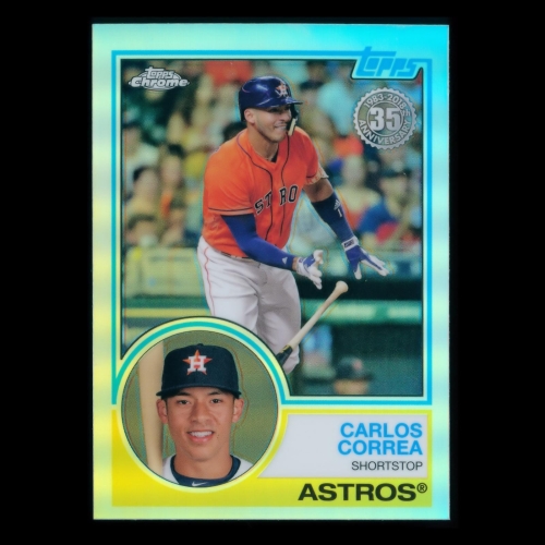 Carlos Correa Topps Chrome 1983 Retro 35th Anniversary Astros
