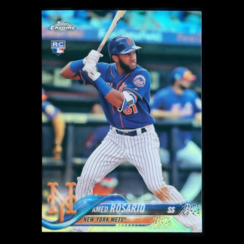 Amed Rosario RC 2018 Topps Chrome Rookie Mets