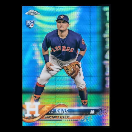 J.D. Davis RC 2018 Topps Chrome Rookie Hyper Astros