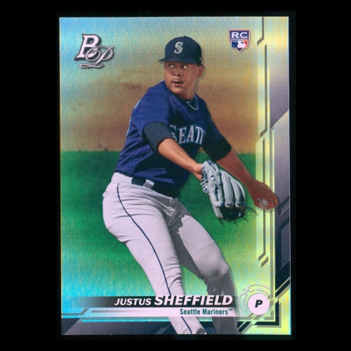 Justus Sheffield RC 2019 Bowman Platinum Rookie Mariners