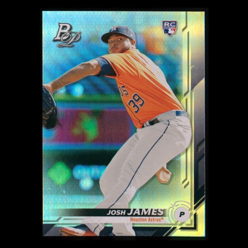 Josh James RC 2019 Bowman Platinum Rookie Astros