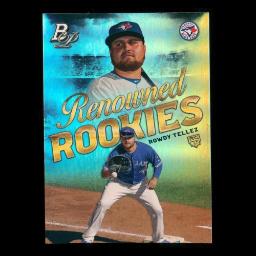 Rowdy Tellez RC 2019 Bowman Platinum Renowned Rookie Blue Jays