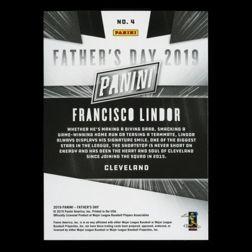 Francisco Lindor 2019 Father's Day Indians