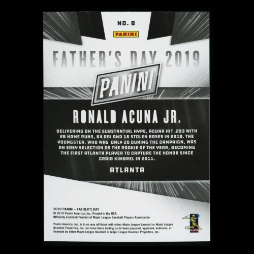 Ronald Acuna Jr. 2019 Father's Day Braves