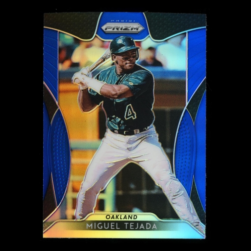 Miguel Tejada 2019 Prizm Blue Athletics