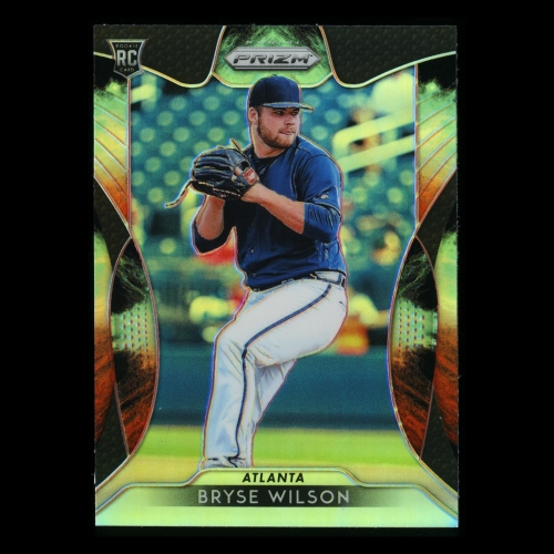 Bryse Wilson 2019 Prizm Cosmic Haze Braves