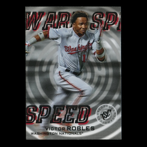 Victor Robles 2019 Stadium Club Warp Speed Nationals