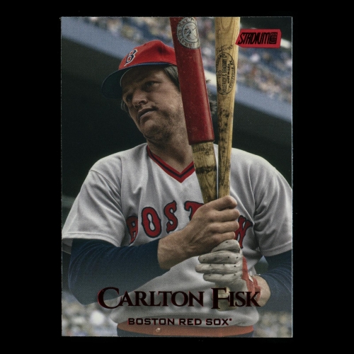 Carlton Fisk 2019 Stadium Club Red Foil Red Sox