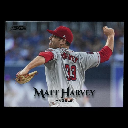 Matt Harvey 2019 Stadium Club Black Foil Angels