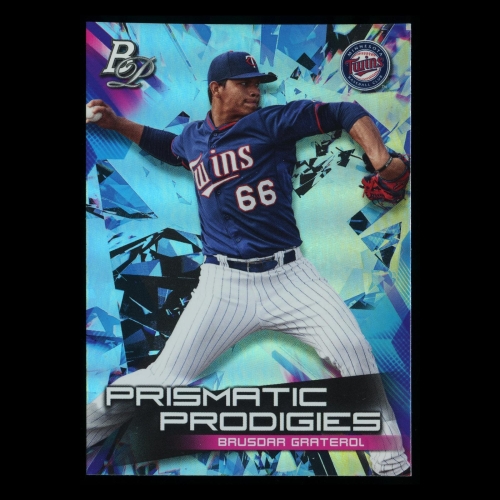 Brusdar Graterol 2019 Bowman Platinum Prismatic Prodigies Twins