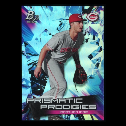 Jonathan India 2019 Bowman Platinum Prismatic Prodigies Reds