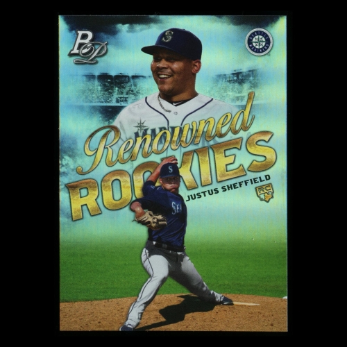 Justus Sheffield RC 2019 Bowman Platinum Renowned Rookie Mariners