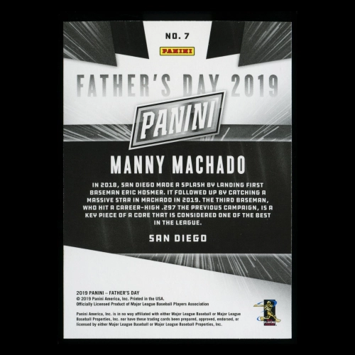 Manny Machado 2019 Father's Day Padres