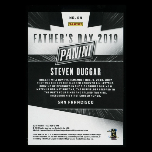 Steven Duggar RC 2019 Father's Day Rookie Giants 033/199